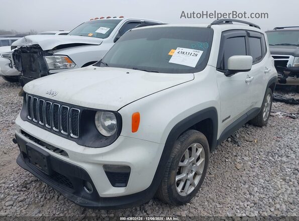 ZACNJABB9KPK93463 2019 JEEP RENEGADE White Vista tres cuartos delantera izquierda