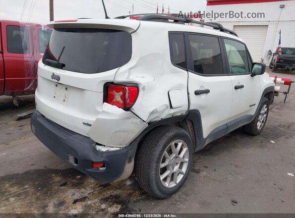 ZACNJBAB3KPK55136 2019 JEEP RENEGADE Белый Задняя правая четверть