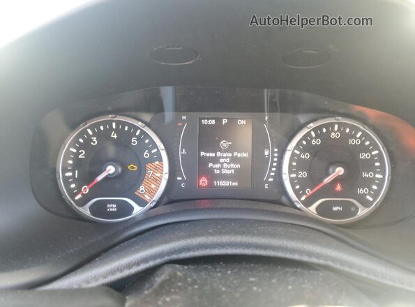 ZACNJBAB4LPL40228 2020 JEEP RENEGADE Gray ხელსაწყოთა პანელის ხედი