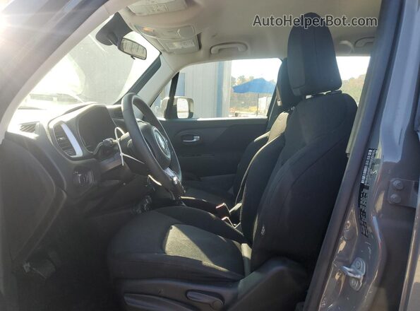 ZACNJBAB4LPL40228 2020 JEEP RENEGADE Gray წინა სალონის ხედი