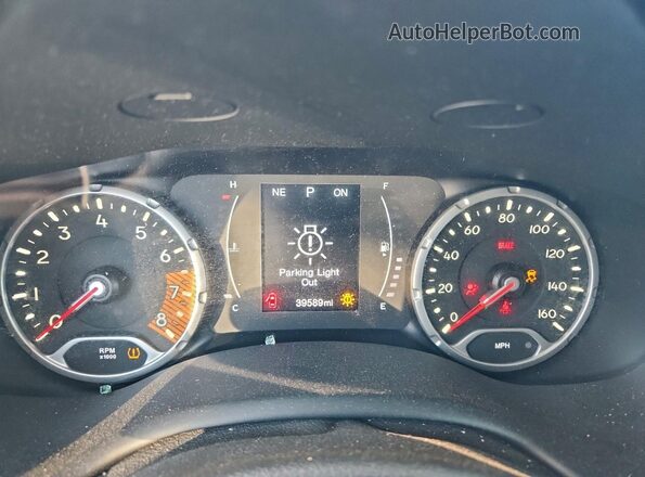 ZACNJBAB6LPL41185 2020 JEEP RENEGADE Black Սարքավորումների վահանակի տեսք