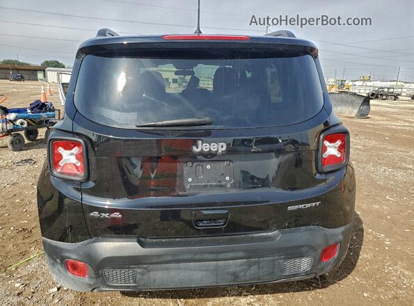 ZACNJBAB6LPL41185 2020 JEEP RENEGADE Black Հետևի տեսք