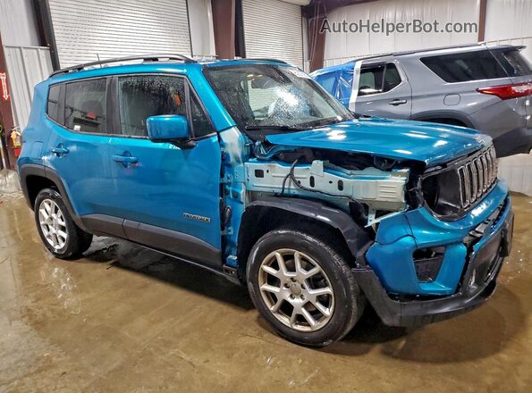 ZACNJBBB9LPL09183 2020 JEEP RENEGADE Бирюзовый Передняя правая четверть