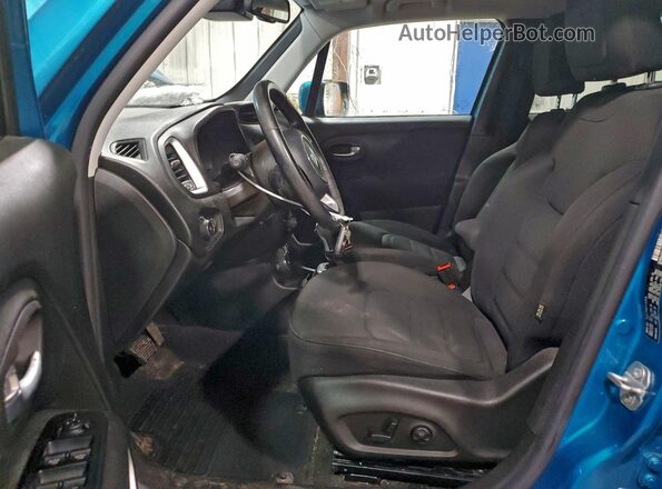 ZACNJBBB9LPL09183 2020 JEEP RENEGADE Бирюзовый Вид салона спереди
