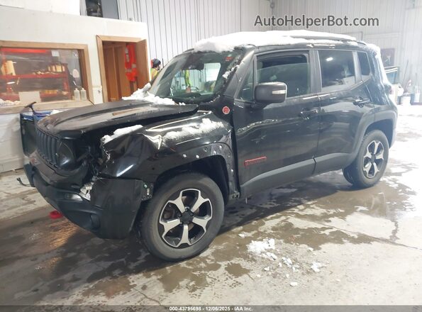 ZACNJBC18LPL49003 2020 JEEP RENEGADE Black Przód lewy
