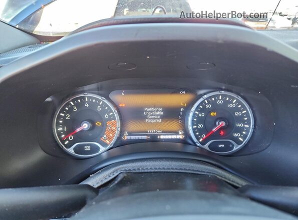 ZACNJBD12LPL89575 2020 JEEP RENEGADE Blue Вид щитка приладів