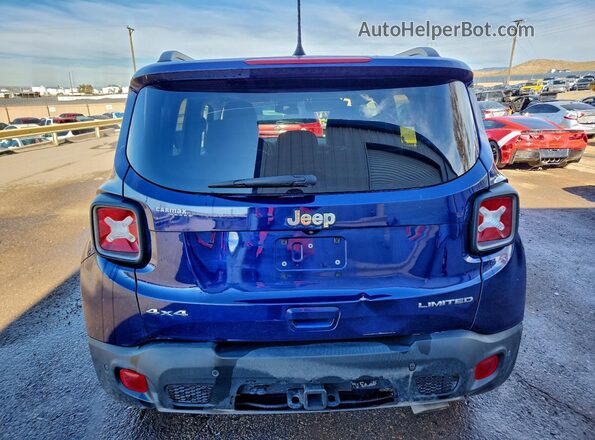 ZACNJBD12LPL89575 2020 JEEP RENEGADE Blue Вид ззаду