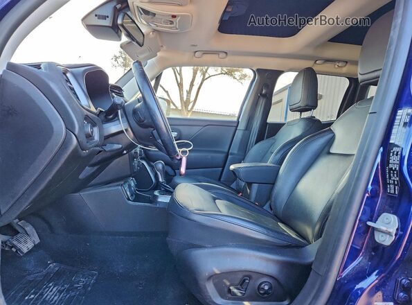 ZACNJBD12LPL89575 2020 JEEP RENEGADE Blue Вид салону спереду