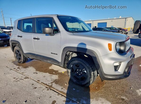 ZACNJDAB8MPN21183 2021 JEEP RENEGADE Silver Delantero derecho