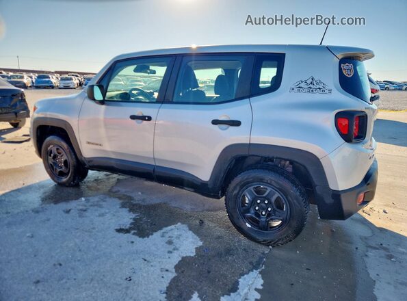 ZACNJDAB8MPN21183 2021 JEEP RENEGADE Silver Trasero izquierdo