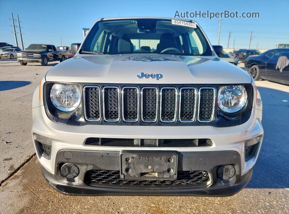 ZACNJDAB8MPN21183 2021 JEEP RENEGADE Silver Vista frontal