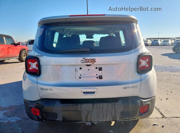 ZACNJDAB8MPN21183 2021 JEEP RENEGADE Silver Vista trasera