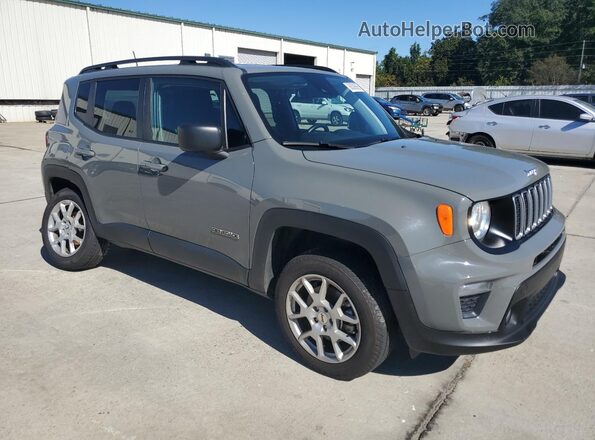 ZACNJDB10NPN71731 2022 JEEP RENEGADE Gray Delantero derecho