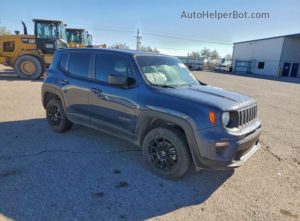 ZACNJDB10PPP34154 2023 JEEP RENEGADE Blue Delantero derecho