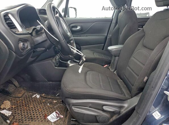 ZACNJDB11NPN49057 2022 JEEP RENEGADE Blue Vista interior delantera