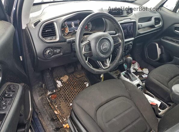 ZACNJDB11NPN49057 2022 JEEP RENEGADE Blue Vista del salpicadero