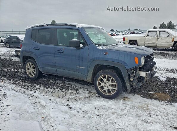 ZACNJDB11NPN49057 2022 JEEP RENEGADE Blue Delantero derecho