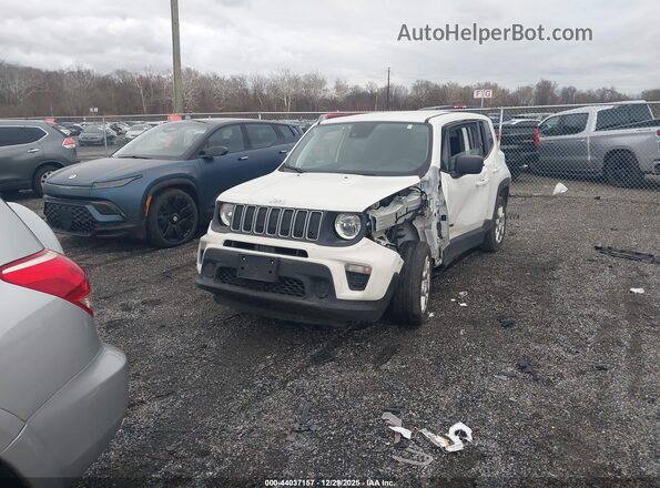 ZACNJDB11PPP69320 2023 JEEP RENEGADE White Առջևի ձախ երեք քառորդ տեսարան