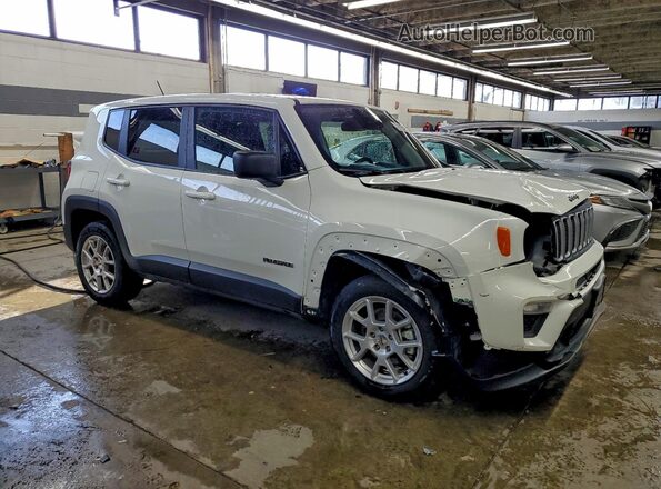 ZACNJDB11PPP72041 2023 JEEP RENEGADE Белый Передняя правая четверть