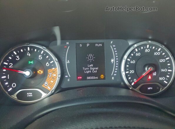 ZACNJDB11PPP72041 2023 JEEP RENEGADE Белый Вид щитка приборов