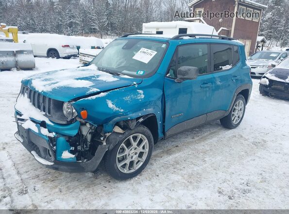 ZACNJDB12NPN83931 2022 JEEP RENEGADE Green Vista tres cuartos delantera izquierda
