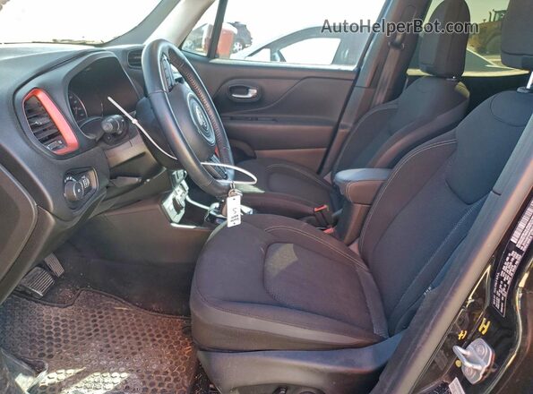 ZACNJDB12NPN99126 2022 JEEP RENEGADE Black წინა სალონის ხედი
