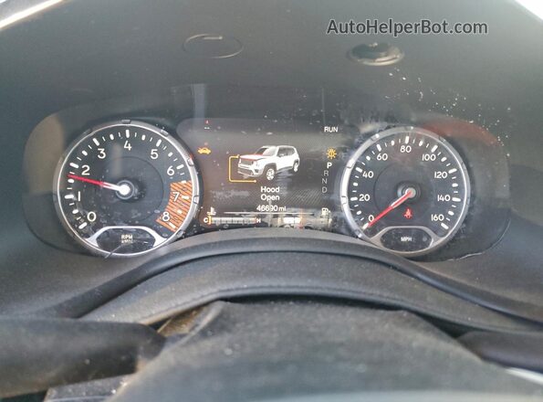 ZACNJDB12NPN99126 2022 JEEP RENEGADE Black ხელსაწყოთა პანელის ხედი