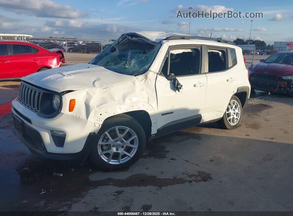 ZACNJDB13NPN48136 2022 JEEP RENEGADE White წინა მარცხენა ხედი სამი მეოთხედიდან
