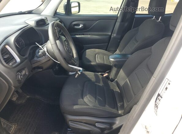ZACNJDB14NPN46413 2022 JEEP RENEGADE Белый Вид салона спереди
