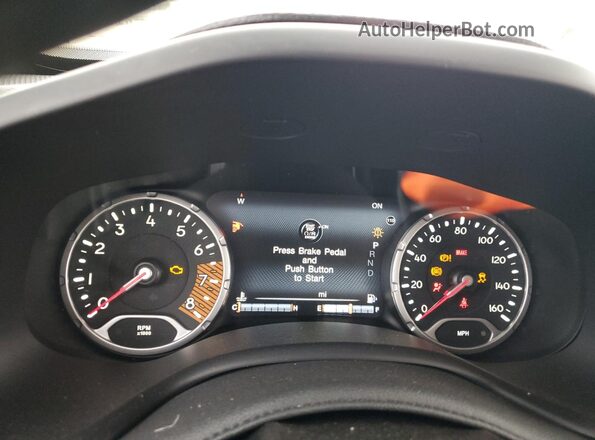ZACNJDB14NPN95725 2022 JEEP RENEGADE White Սարքավորումների վահանակի տեսք