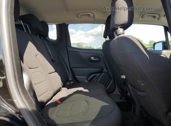 ZACNJDB15NPN70493 2022 JEEP RENEGADE Черный Вид задней части салона