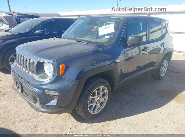 ZACNJDB15PPP70700 2023 JEEP RENEGADE Dark Blue Передня ліва чверть