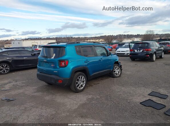 ZACNJDB18NPN46625 2022 JEEP RENEGADE Turquoise Задня права чверть