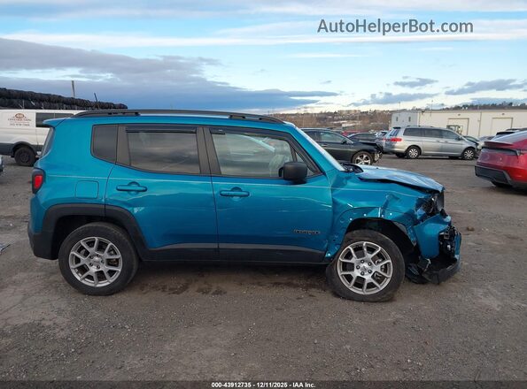 ZACNJDB18NPN46625 2022 JEEP RENEGADE Turquoise Вид спереду