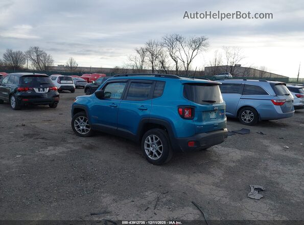 ZACNJDB18NPN46625 2022 JEEP RENEGADE Turquoise Задня ліва чверть