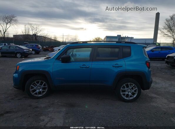 ZACNJDB18NPN46625 2022 JEEP RENEGADE Turquoise Панорамний вид салону 360°