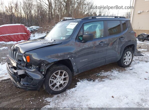 ZACNJDB18NPN48066 2022 JEEP RENEGADE Gray Przód lewy