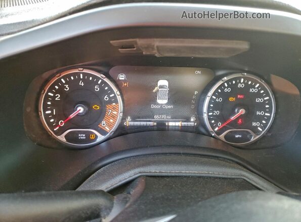 ZACNJDB18NPN81195 2022 JEEP RENEGADE White Вид щитка приладів