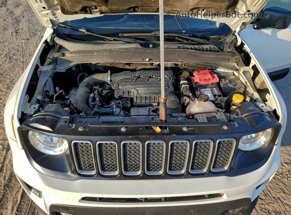 ZACNJDB18NPN81195 2022 JEEP RENEGADE White Вид підкапотного простору