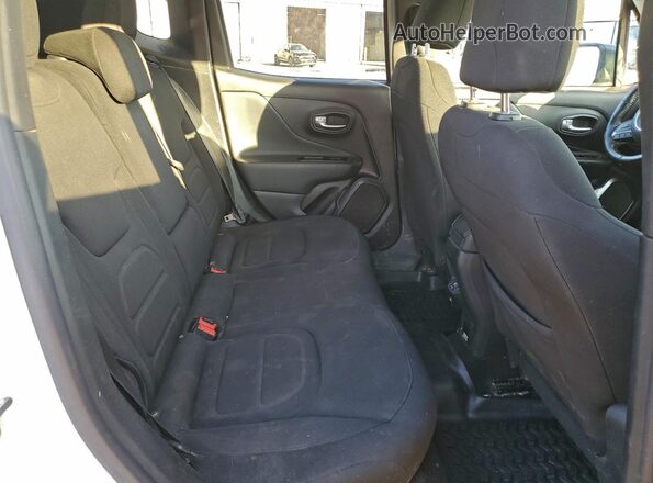 ZACNJDB18NPN81195 2022 JEEP RENEGADE White Вид задньої частини салону