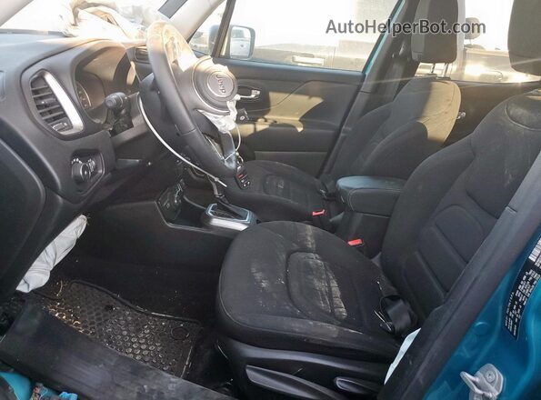 ZACNJDB1XNPN92005 2022 JEEP RENEGADE Бирюзовый Вид салона спереди