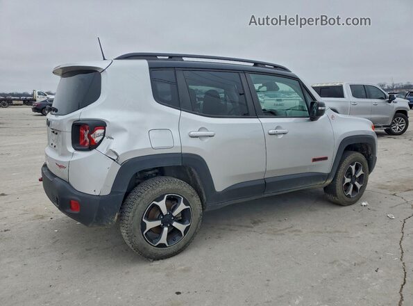 ZACNJDC14MPM09758 2021 JEEP RENEGADE Silver უკანა მარჯვენა