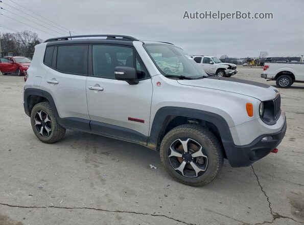 ZACNJDC14MPM09758 2021 JEEP RENEGADE Silver წინა მარჯვენა