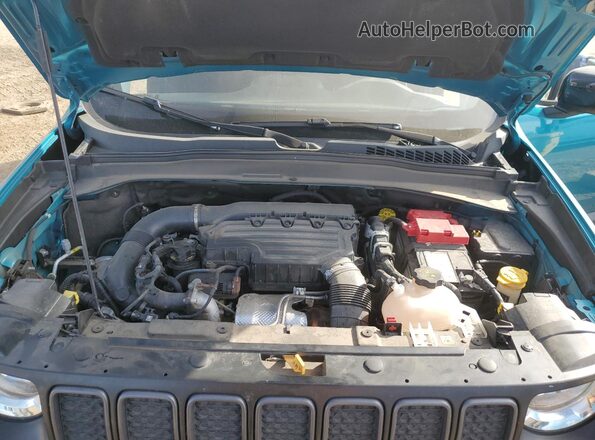 ZACNJDC17NPN65682 2022 JEEP RENEGADE Бирюзовый Вид подкапотного пространства