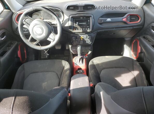 ZACNJDC17NPN65682 2022 JEEP RENEGADE Бирюзовый Вид панели приборов
