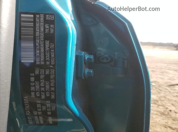 ZACNJDC17NPN65682 2022 JEEP RENEGADE Бирюзовый Вид наклейки с VIN-кодом