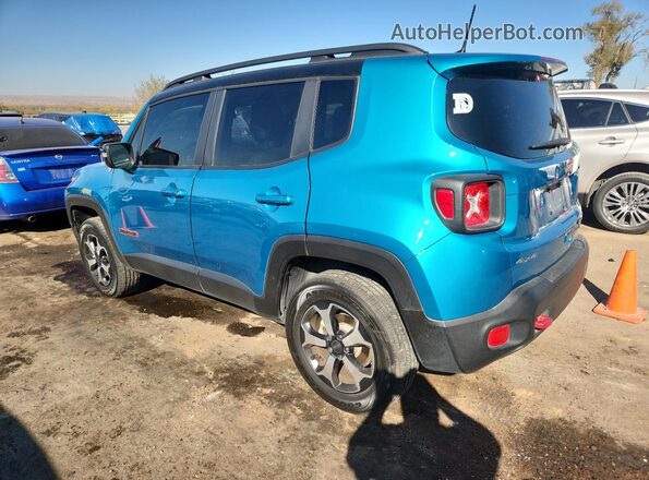 ZACNJDC18NPN81292 2022 JEEP RENEGADE Бирюзовый Задняя левая четверть