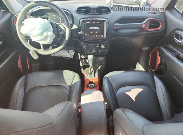 ZACNJDC18NPN81292 2022 JEEP RENEGADE Бирюзовый Вид панели приборов