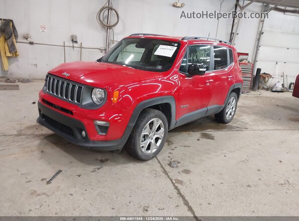 ZACNJDD17NPN73473 2022 JEEP RENEGADE Red Vista tres cuartos delantera izquierda