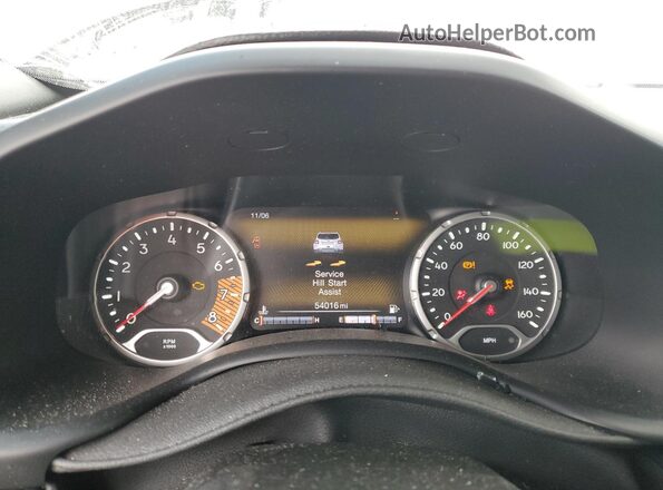 ZACNJDE17NPP01323 2022 JEEP RENEGADE Gray Widok zestawu wskaźników
